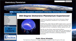 Desktop Screenshot of glastonburyplanetarium.org